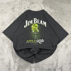 Vintage 2000s Hanes Jim bean Apple Rita graphic tee size Large